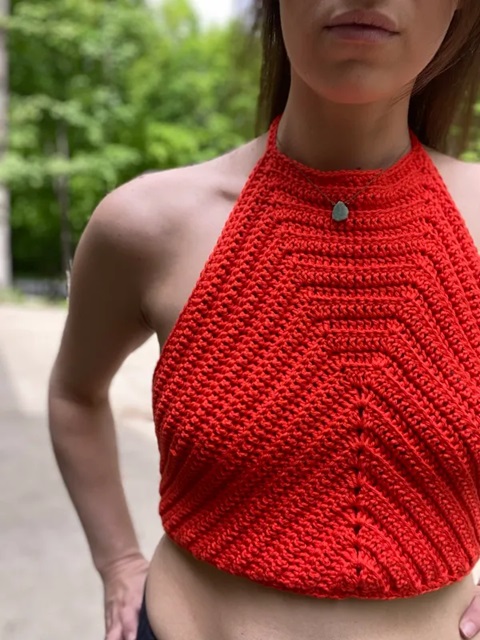 Little Grace Halter Top | Cochet Womens Tops Patterns