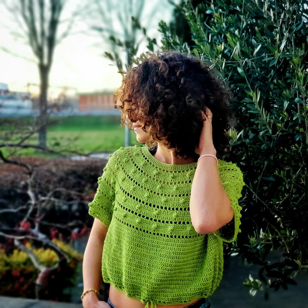 Raw Green Tee | Cochet Womens Tops Patterns