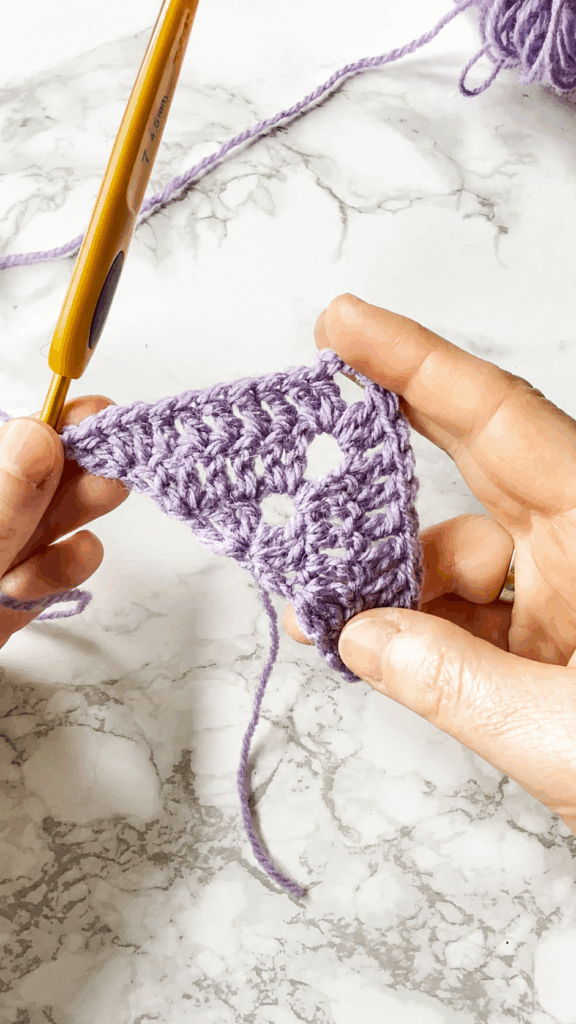 Examples of finished top down triangle crochet shawl patterns for inspiration