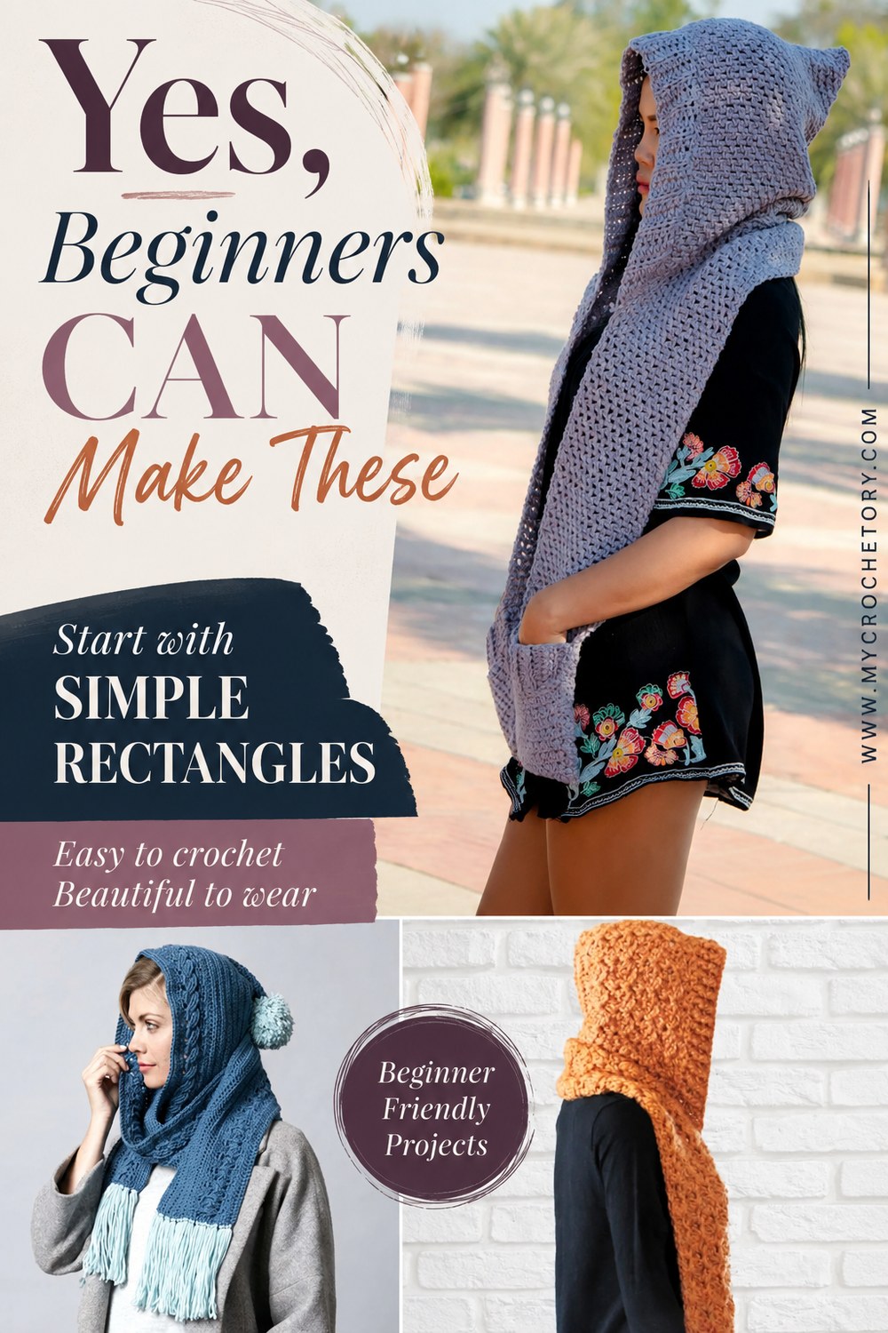 34 hooded scarf crochet pattern ideas pin